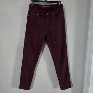 Michael Kors Women's Burgundy Jeans